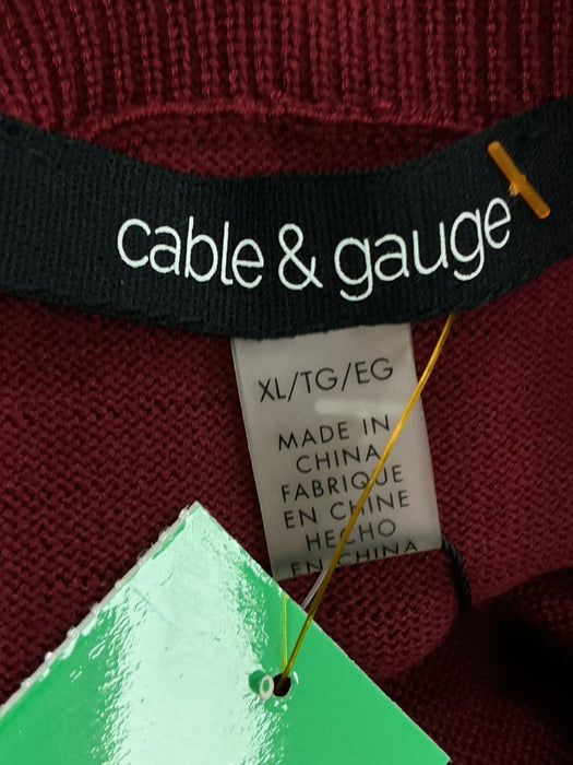 Suéter XL (CABLE & GAUGE)