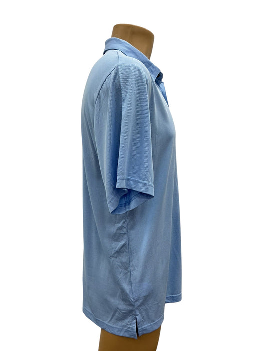 Camisa polo Grand Slam azul cielo - vista lateral