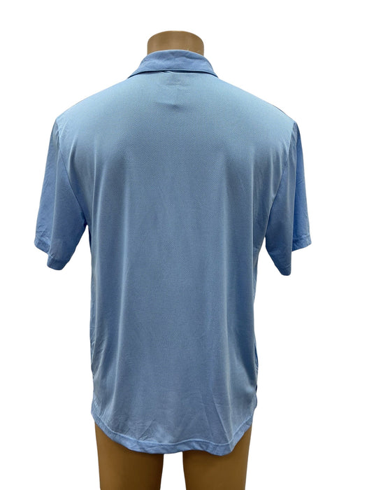 Camisa polo Grand Slam azul cielo - vista trasera