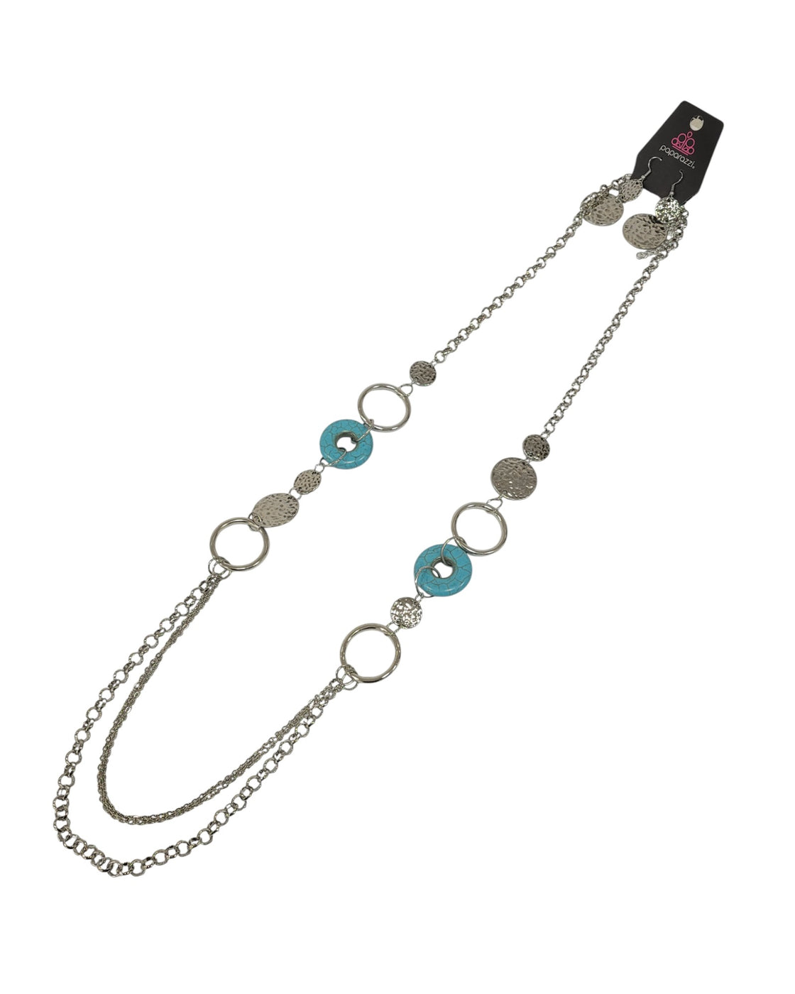 Collar y aretes de fantasía (PAPARAZZI)