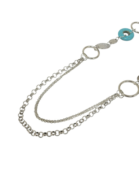 Collar y aretes de fantasía (PAPARAZZI)