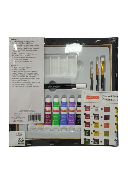 Kit de pintura en lienzo (CRAFT SMART)
