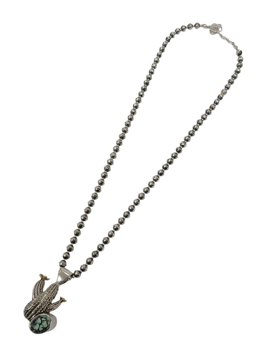 Collar de plata (925) y Oro 18K