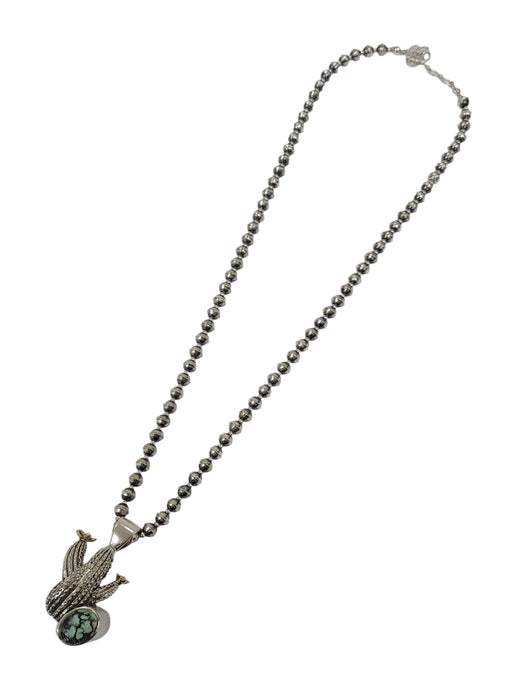 Collar de plata (925) y Oro 18K