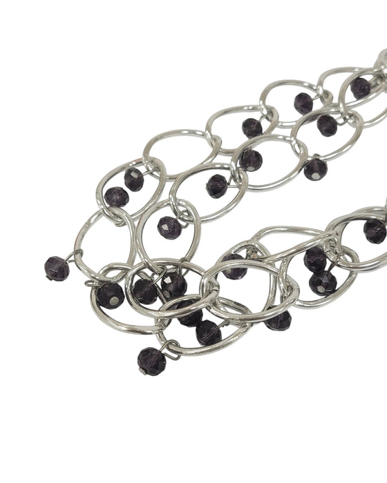 Collar y aretes de fantasía (PAPARAZZI)