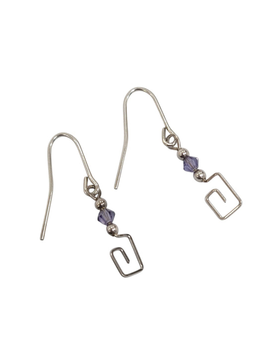 Aretes de plata