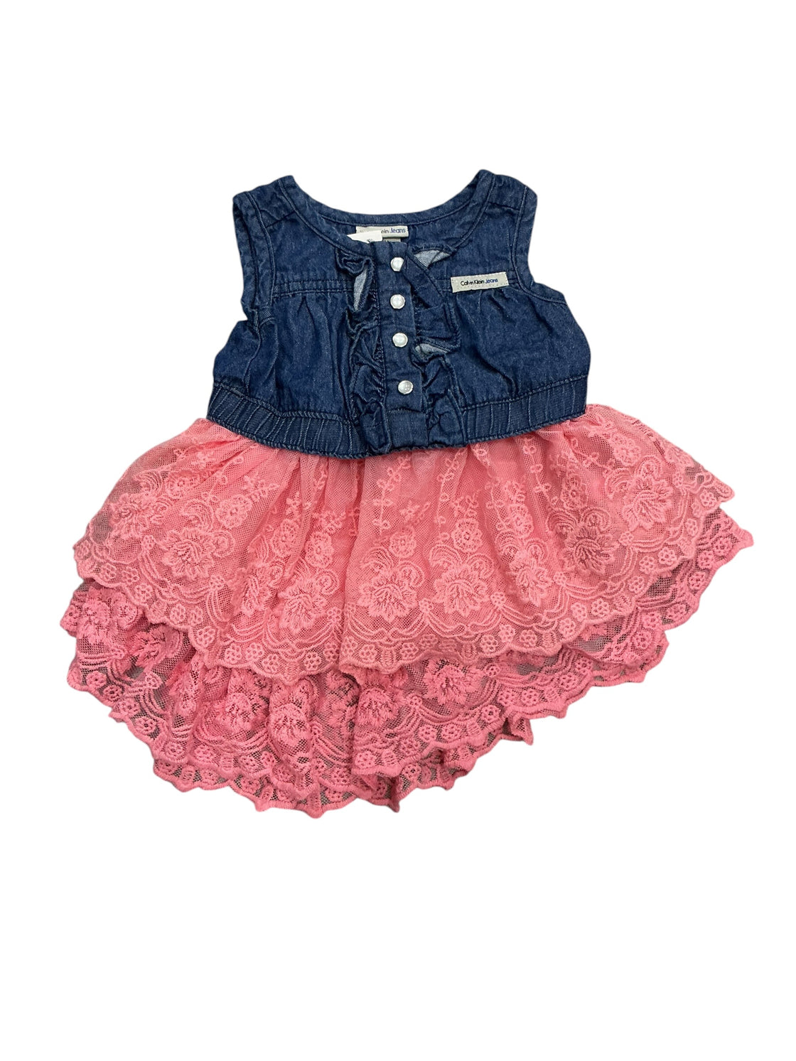 Vestido para bebé 12M (CALVIN KLEIN JEANS)