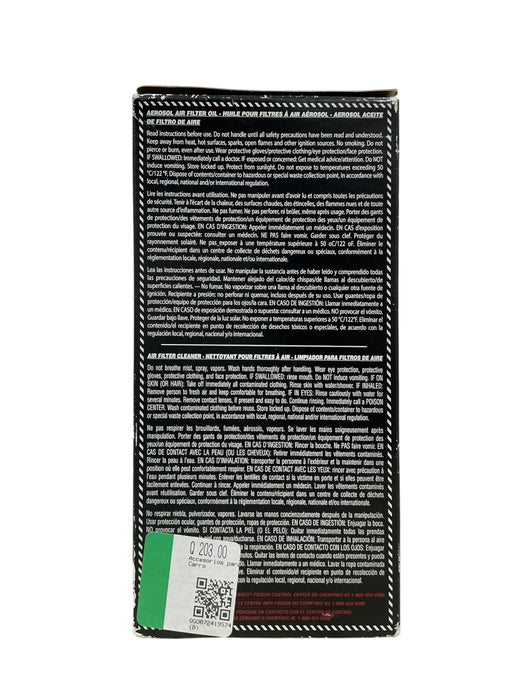Kit para limpiar filtro de aire (K&N)