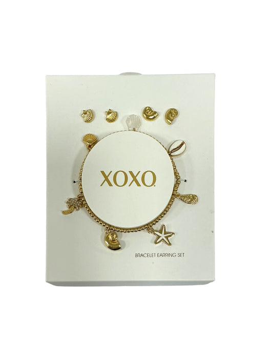 Pulsera y aretes de fantasía (XOXO)