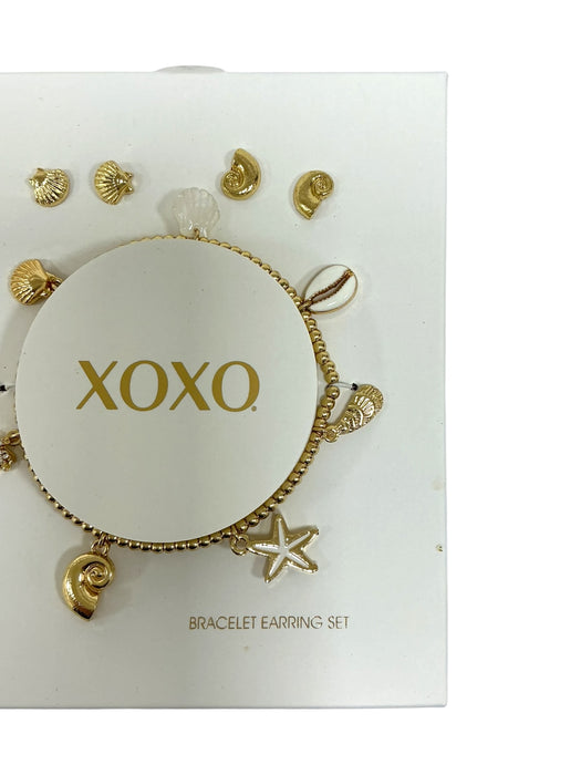 Pulsera y aretes de fantasía (XOXO)