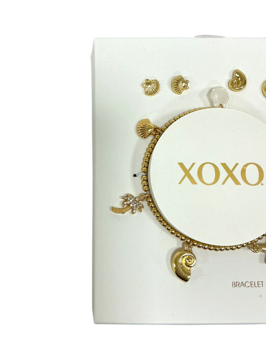Pulsera y aretes de fantasía (XOXO)