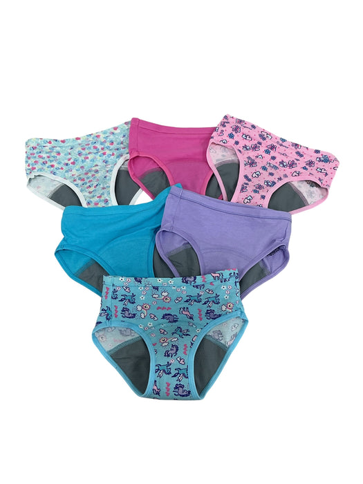 Set de calzones entrenadores para niña 4T/5T (HANES)