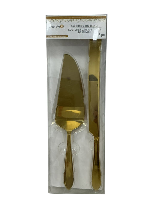 Cuchillo y servidor para pastel (CELEBRATE IT)
