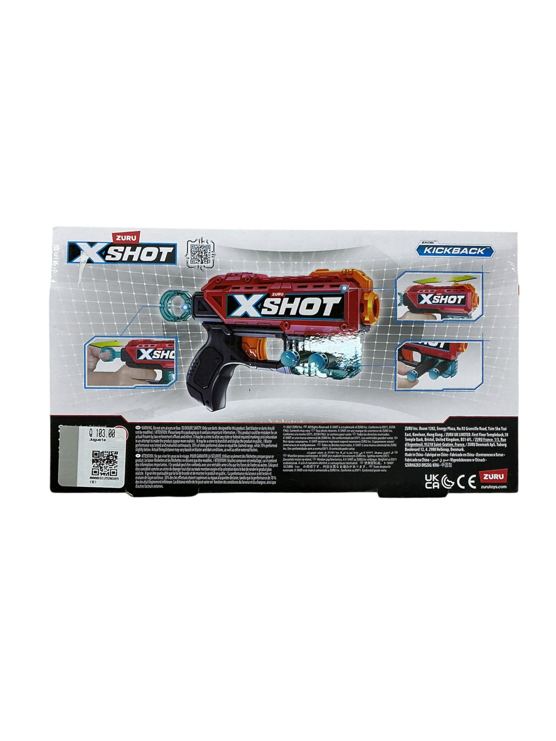 Pistola de dardos (X-SHOT)