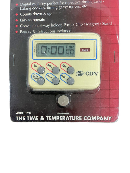 Temporizador y reloj digital (CDN)