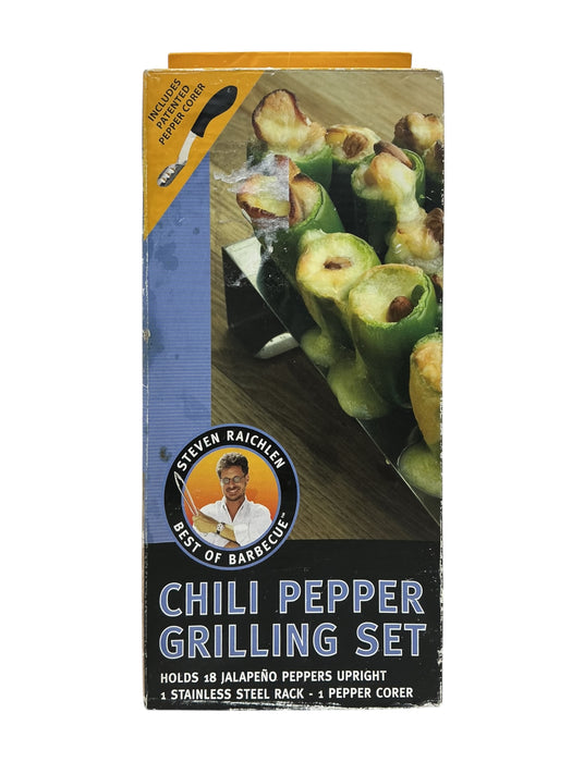 Set para asar chiles (STEVEN RAICHLEN)