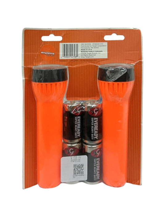 Set 2 Linternas Spookee Lights - vista trasera del empaque con código de barras e información del fabricante