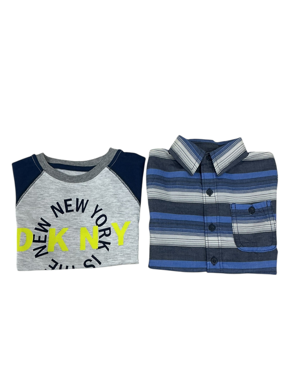 Duo de camisas para bebé 2T (DKNY)
