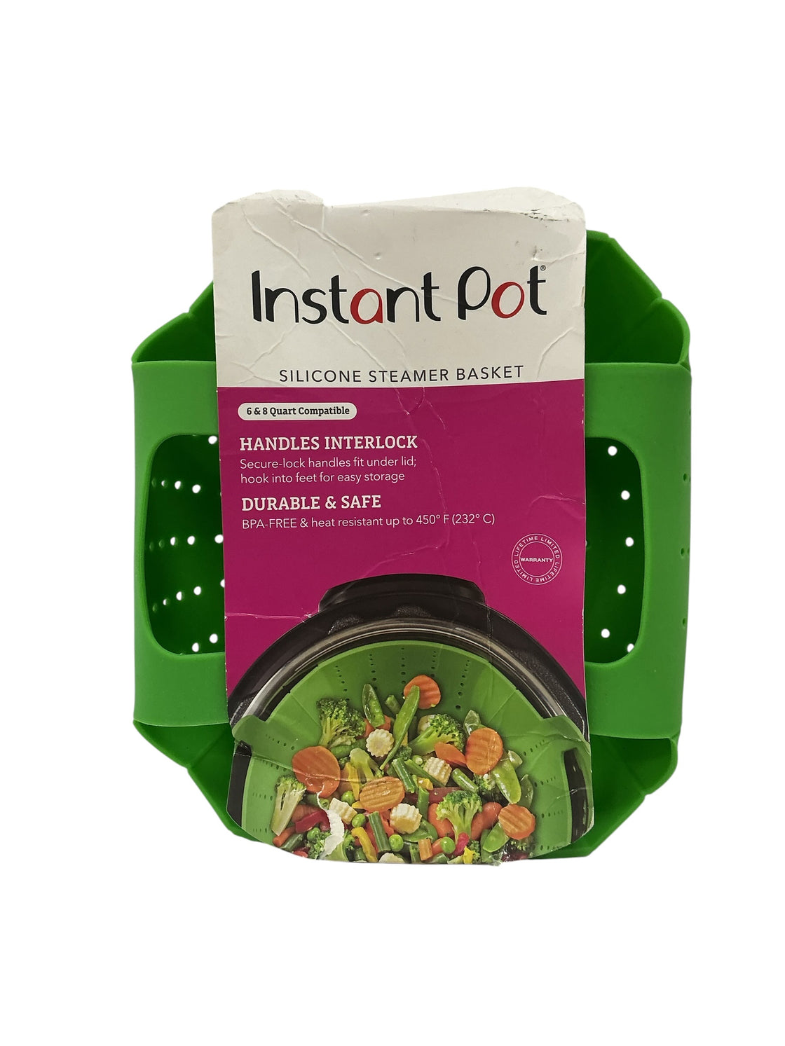 Canasta vaporera de silicona (INSTANT POT)