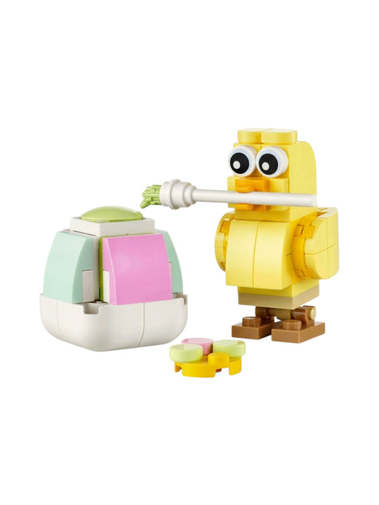 Pollito pintor de huevos de Pascua (LEGO)