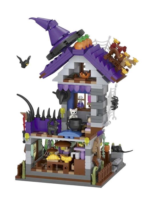 Casa de bruja de construcción (LOZ IDEAS)