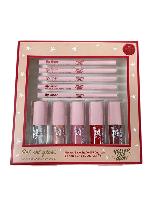 Set de brillo y delineador labial (HOLLER AND GLOW)