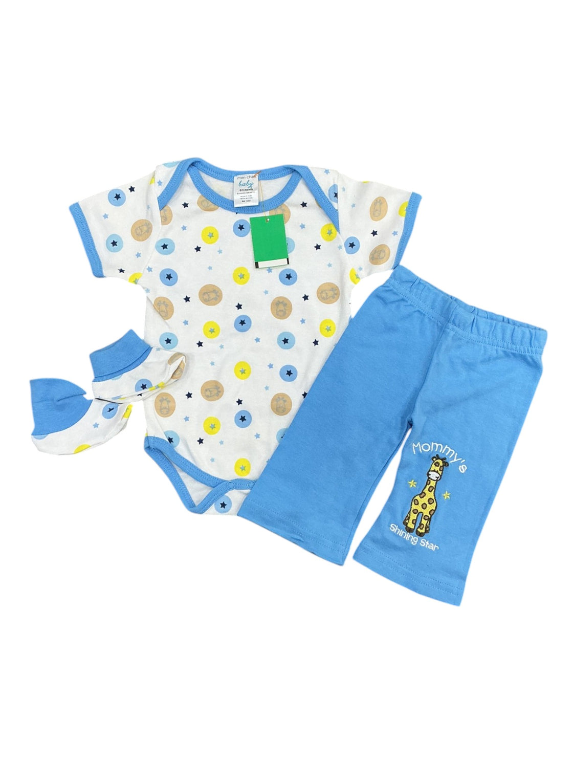 Conjunto para bebé 0/3M (MON CHERI BABY)