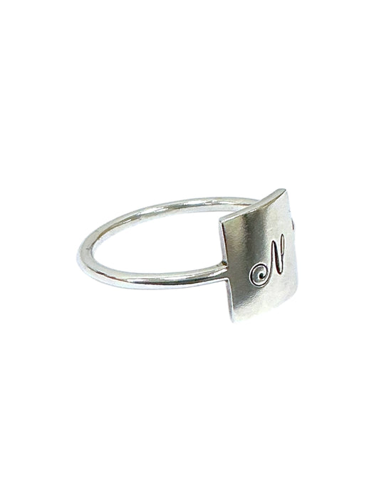 Anillo de plata