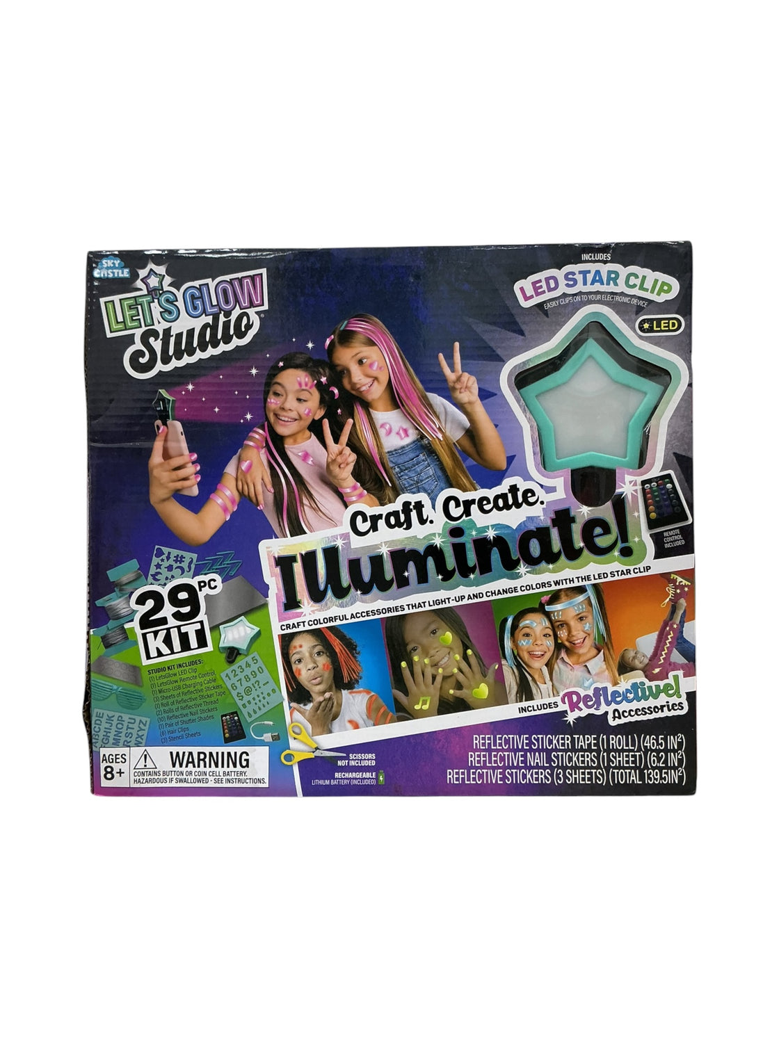 Kit Let's Glow Studio (SKY CASTLE TOYS)