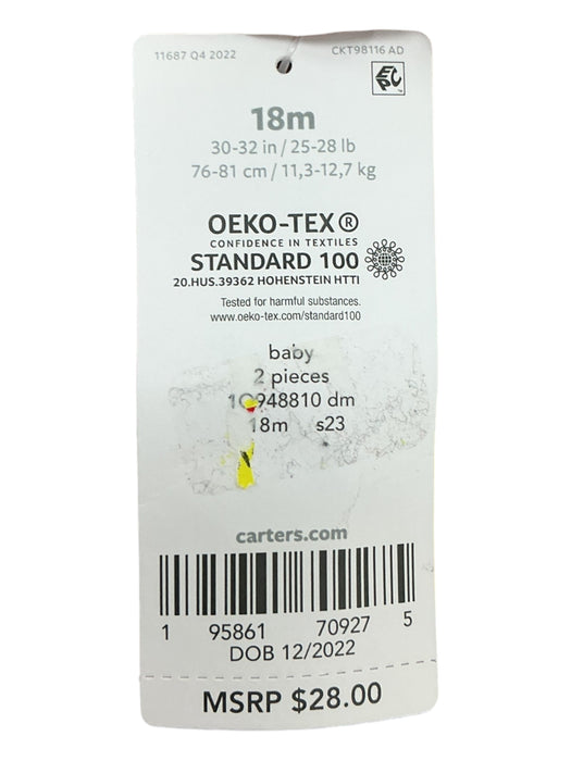 Traje para niñ@ 18M (CARTER´S)
