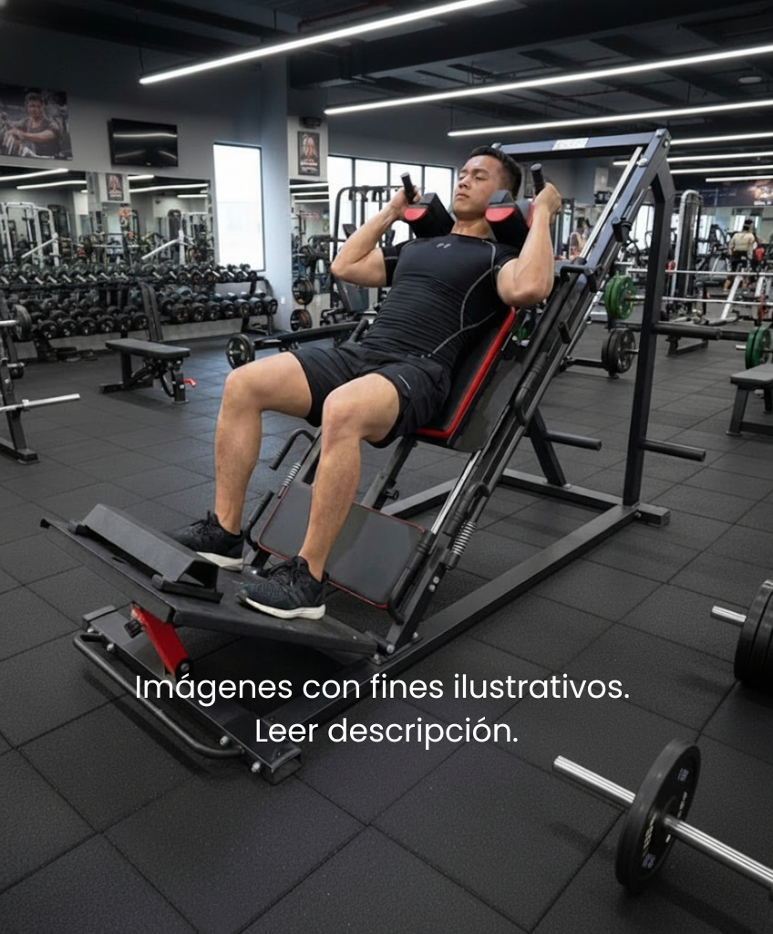 Máquina de prensa para pierna y sentadilla 3 en 1 (GMWD)