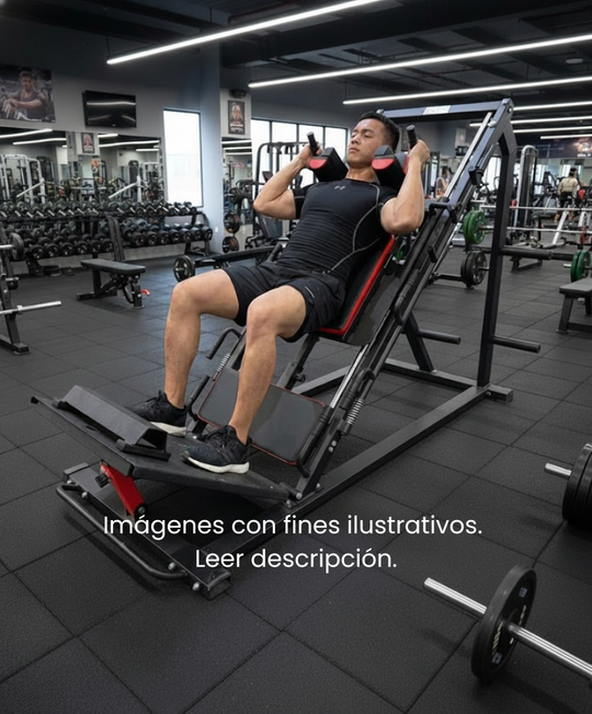 Máquina de prensa para pierna y sentadilla 3 en 1 (GMWD)