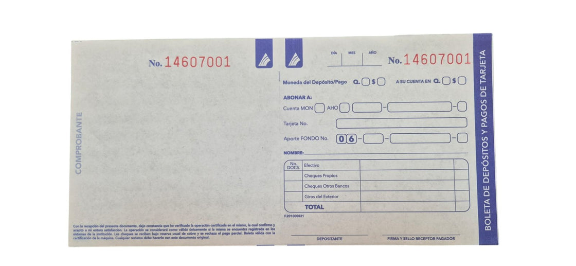 BOLETAS GYT CONTINENTAL